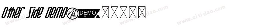 Other Side Demo字体转换